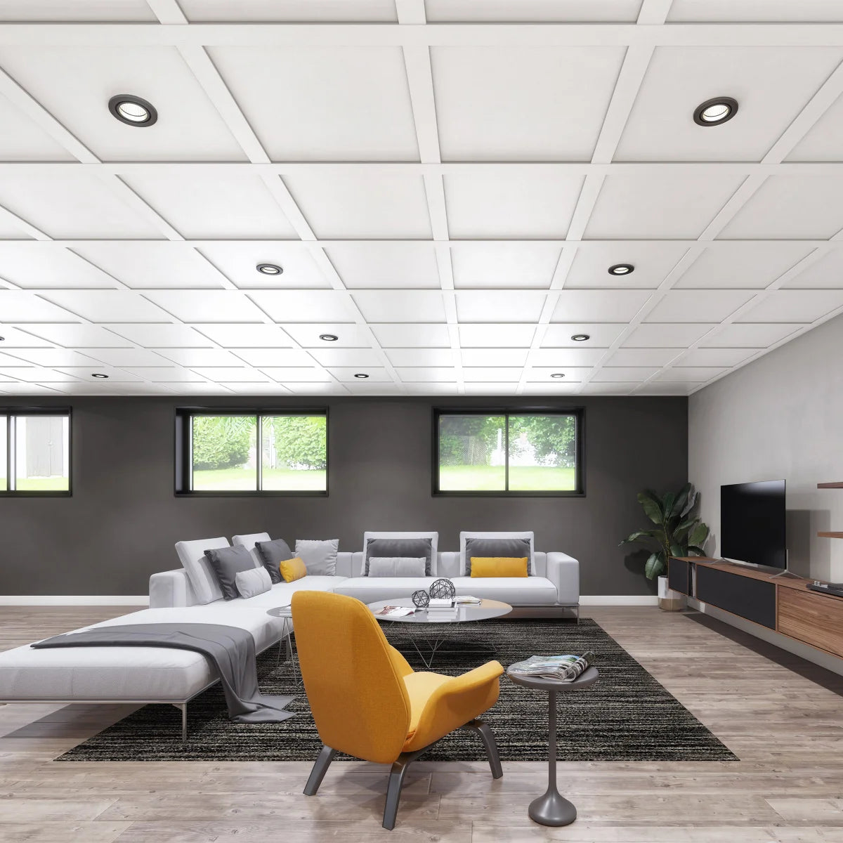 EMBASSY - Système de Plafond Suspendu de 60 Pieds Carrés-suspended-ceiling-system-squre-foot-costco-1695960