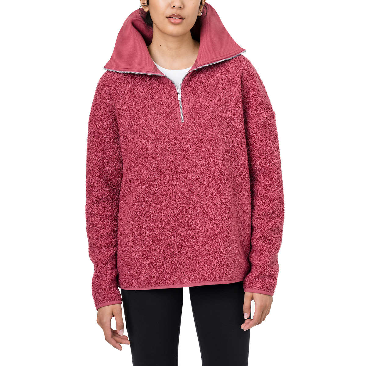 elle-chandail-molleton-flissière-quart-femme-women's-quarter-zip-fleece-pullover