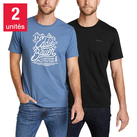 Eddie-bauer-paquet-2-t-shirts-homme-men-pack