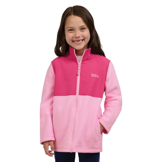 EDDIE BAUER - Veste à Fermeture à Glissière pour Enfant-kids-full-zip-jacket-costco-1215163-rose-pink