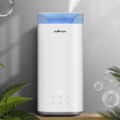 ECOHOUZNG -  Humidificateur Ultrasonic à remplissage par le Haut de 4,7 L-mist-humidifier-costco-1383733-model-ECH2001150-white-blanc