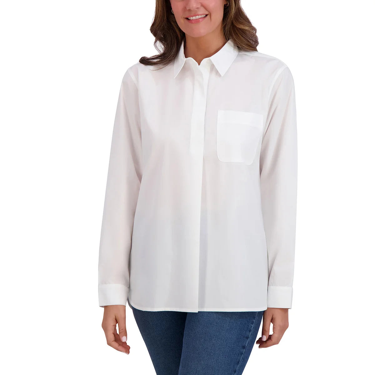 FRENCH CONNECTION - Blouse Henley pour Femme-WOMEN'S-COSTCO-1869647-WHITE-BLANC