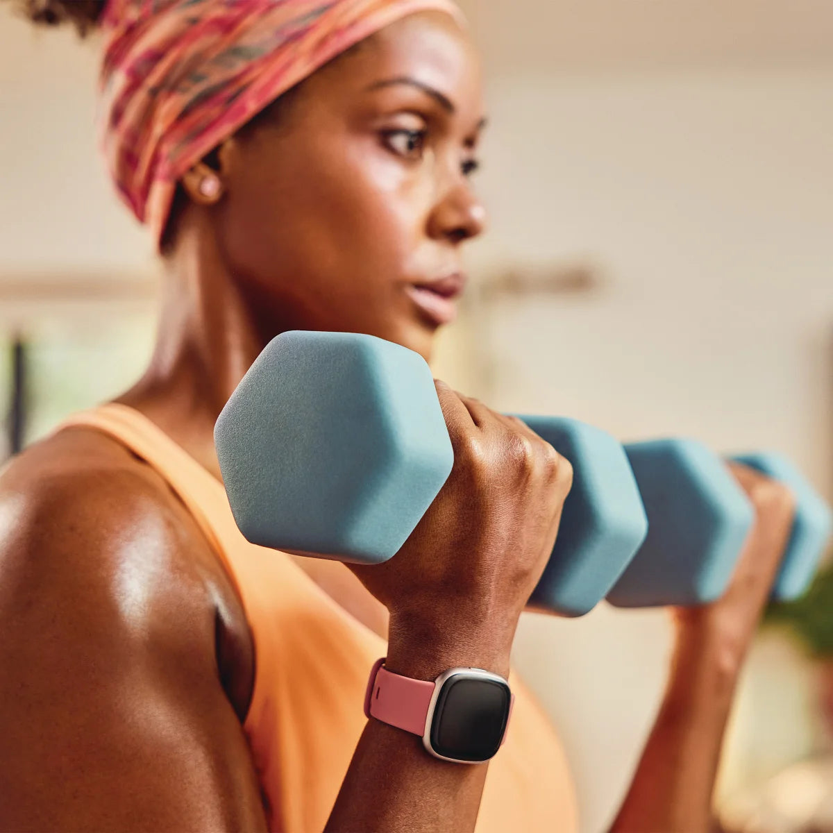 FITBIT - Montre Intelligente Versa 4 *Boite Ouverte*-smart-watch-costco-1737041-rose-pink-3