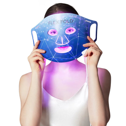 FLEX FOLD - Masque de Thérapie Faciale à Technologie Lumineuse DEL *Boite Ouverte*-LED-LIGHT-TECHNOLOGY-THERAPY-MASK-MEDICAL-DEVICE-COSTCO-1848504-5