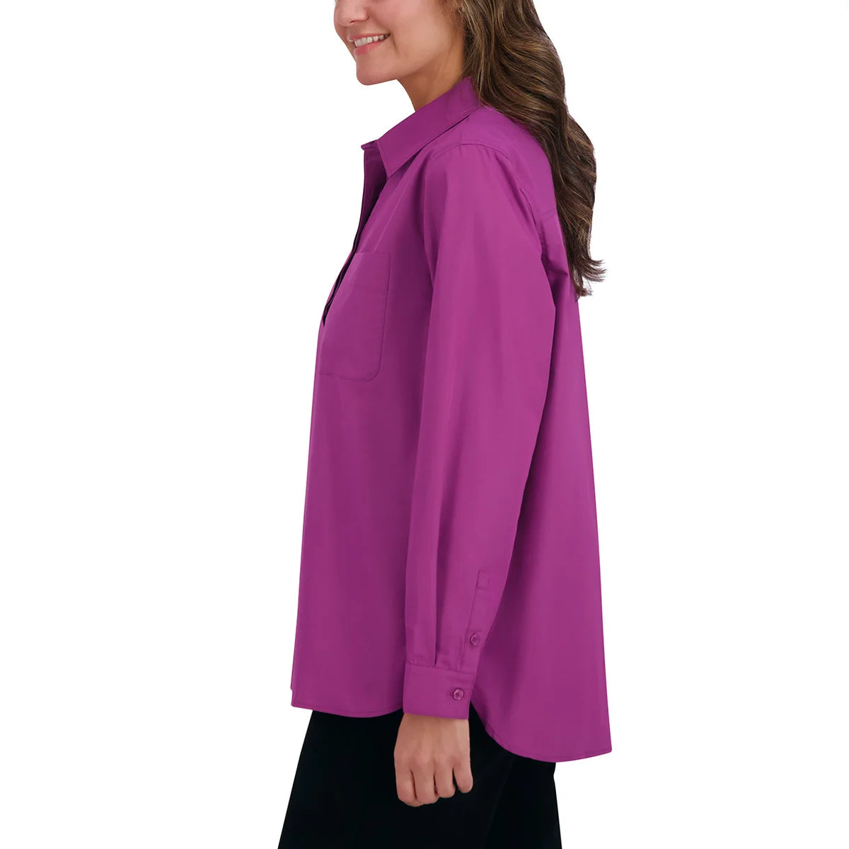 FRENCH CONNECTION - Blouse Henley pour Femme-WOMEN'S-COSTCO-1869647-VIOLET-PURPLE-2