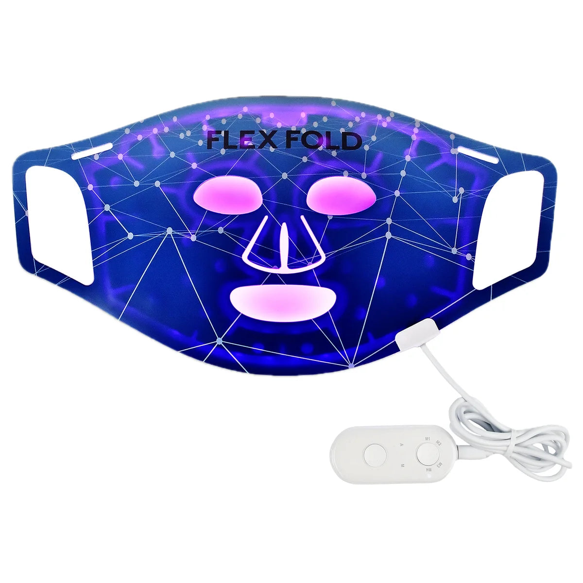 FLEX FOLD - Masque de Thérapie Faciale à Technologie Lumineuse DEL *Boite Ouverte*-LED-LIGHT-TECHNOLOGY-THERAPY-MASK-MEDICAL-DEVICE-COSTCO-1848504-2