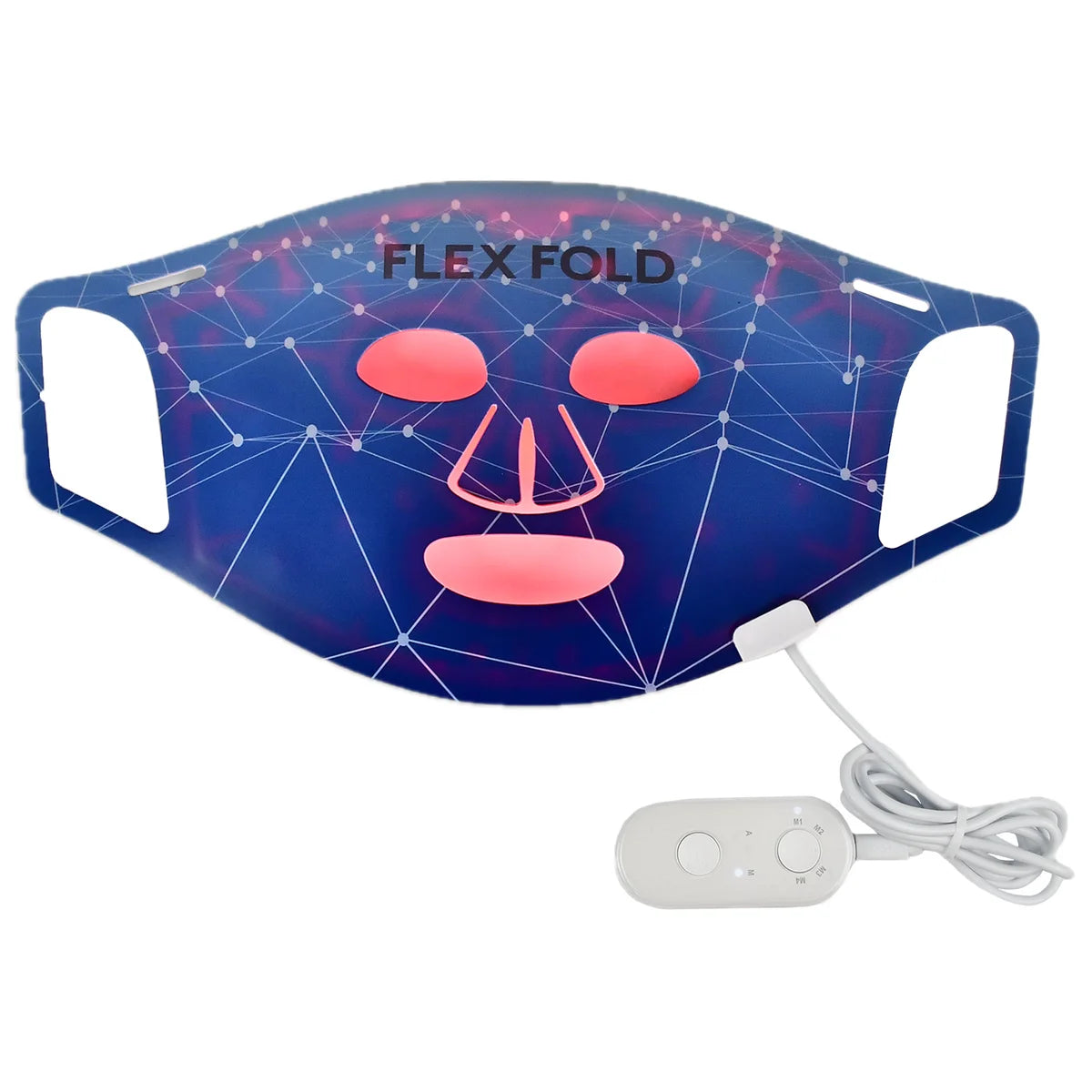 FLEX FOLD - Masque de Thérapie Faciale à Technologie Lumineuse DEL *Boite Ouverte*-LED-LIGHT-TECHNOLOGY-THERAPY-MASK-MEDICAL-DEVICE-COSTCO-1848504-3