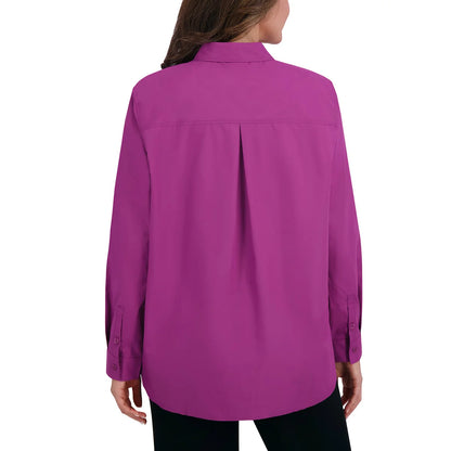 FRENCH CONNECTION - Blouse Henley pour Femme-WOMEN'S-COSTCO-1869647-VIOLET-PURPLE-3