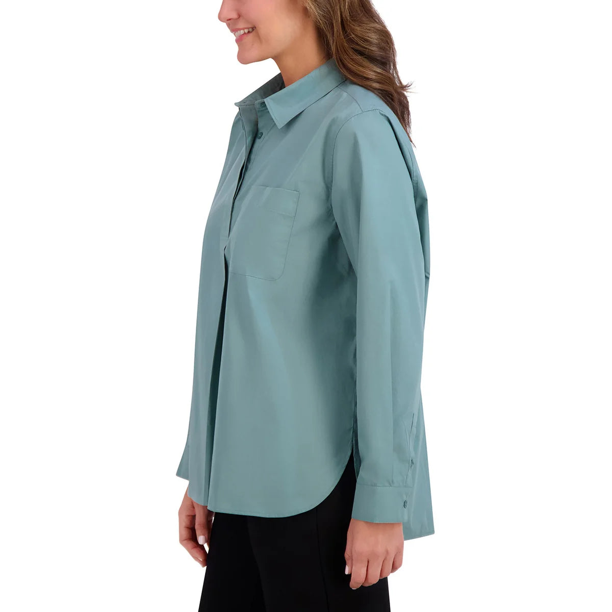 FRENCH CONNECTION - Blouse Henley pour Femme-WOMEN'S-COSTCO-1869647-BLEU-BLUE-2