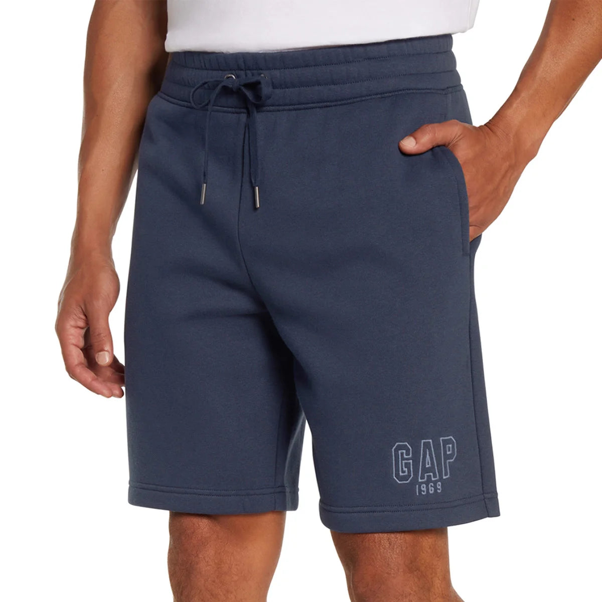GAP - Short en Molleton pour Homme-MEN'S-FLEECE-SHORTS-COSTCO-1922000-BLUE-BLEU-2