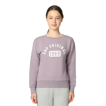 GAP KIDS - Chandail en Molleton pour Fille-Girls-Fleece-Sweatshirt-Mauve-Purple-1236622-1934730