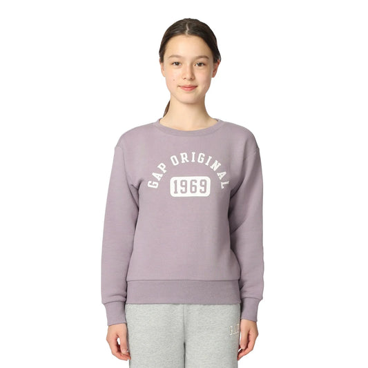 GAP KIDS - Chandail en Molleton pour Fille-Girls-Fleece-Sweatshirt-Mauve-Purple-1236622-1934730