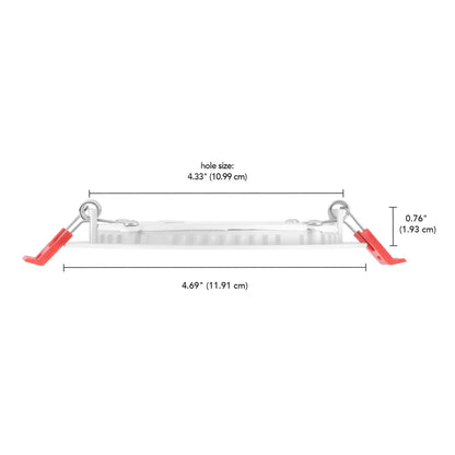 GLOBE - Ensemble d'Éclairage Encastré DEL de 4 po, Paquet de 12-led-recessed-lighting-kit-costco-32000197-4
