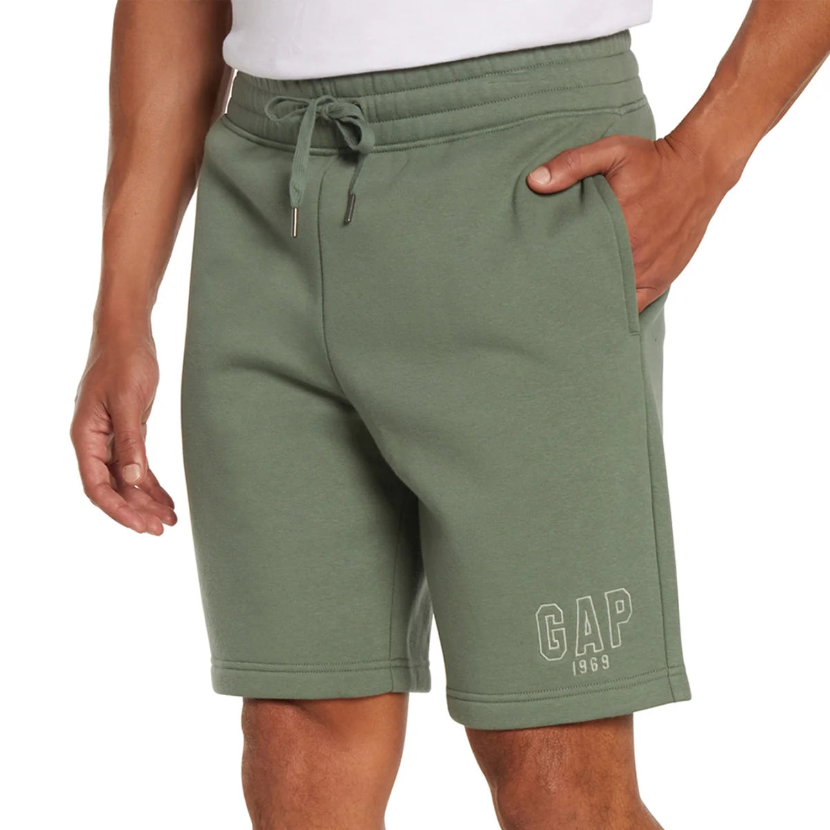 GAP - Short en Molleton pour Homme-MEN'S-FLEECE-SHORTS-COSTCO-1922000-GREEN-VERT-2