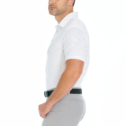 GREG NORMAN - Polo à Manches Courtes pour Homme-MEN'S-SHORT-SLEEVE-POLO-COSTCO-1864550-BLANC-WHITE-2