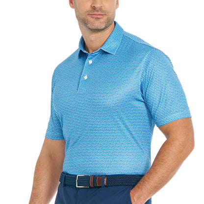 GREG NORMAN - Polo à Manches Courtes pour Homme-MEN'S-SHORT-SLEEVE-POLO-COSTCO-1864550-BLEU-BLUE