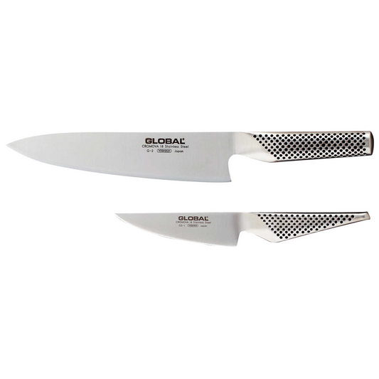 GLOBAL - Ensemble de 2 couteaux en Acier Inoxydable Cromova-knives-stainless-steel-costco-1832275