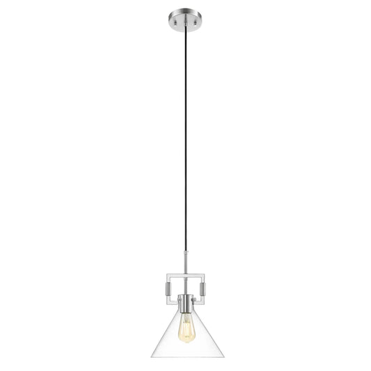 OVE - Luminaire Suspendu à 1 Ampoule Georgia-light-pendant-nickel-costco-1802095