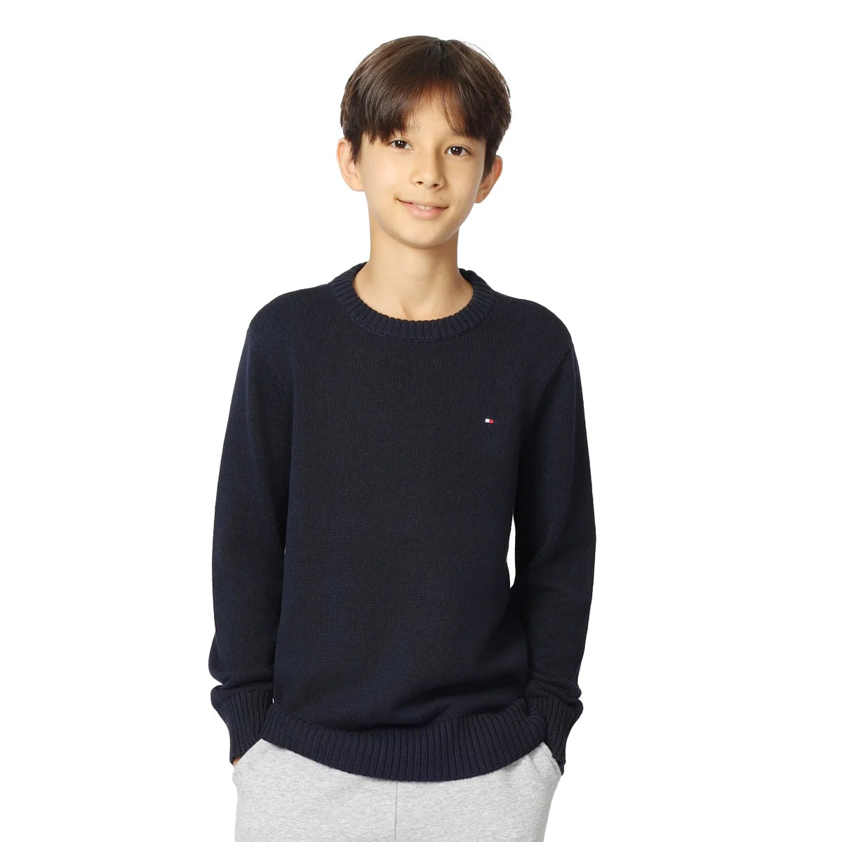 TOMMY HILFIGER - Chandail pour Enfant-Kids-Crewneck-Sweater-Bleu-Marine-Blue-Navy-5425656-1944973