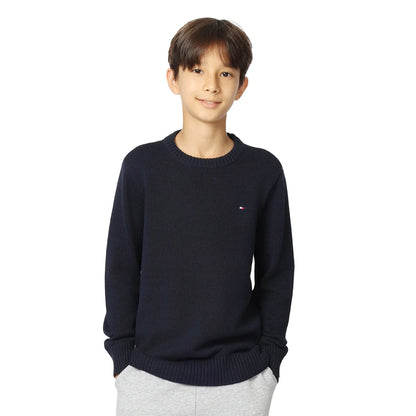TOMMY HILFIGER - Chandail pour Enfant-Kids-Crewneck-Sweater-Bleu-Marine-Blue-Navy-5425656-1944973