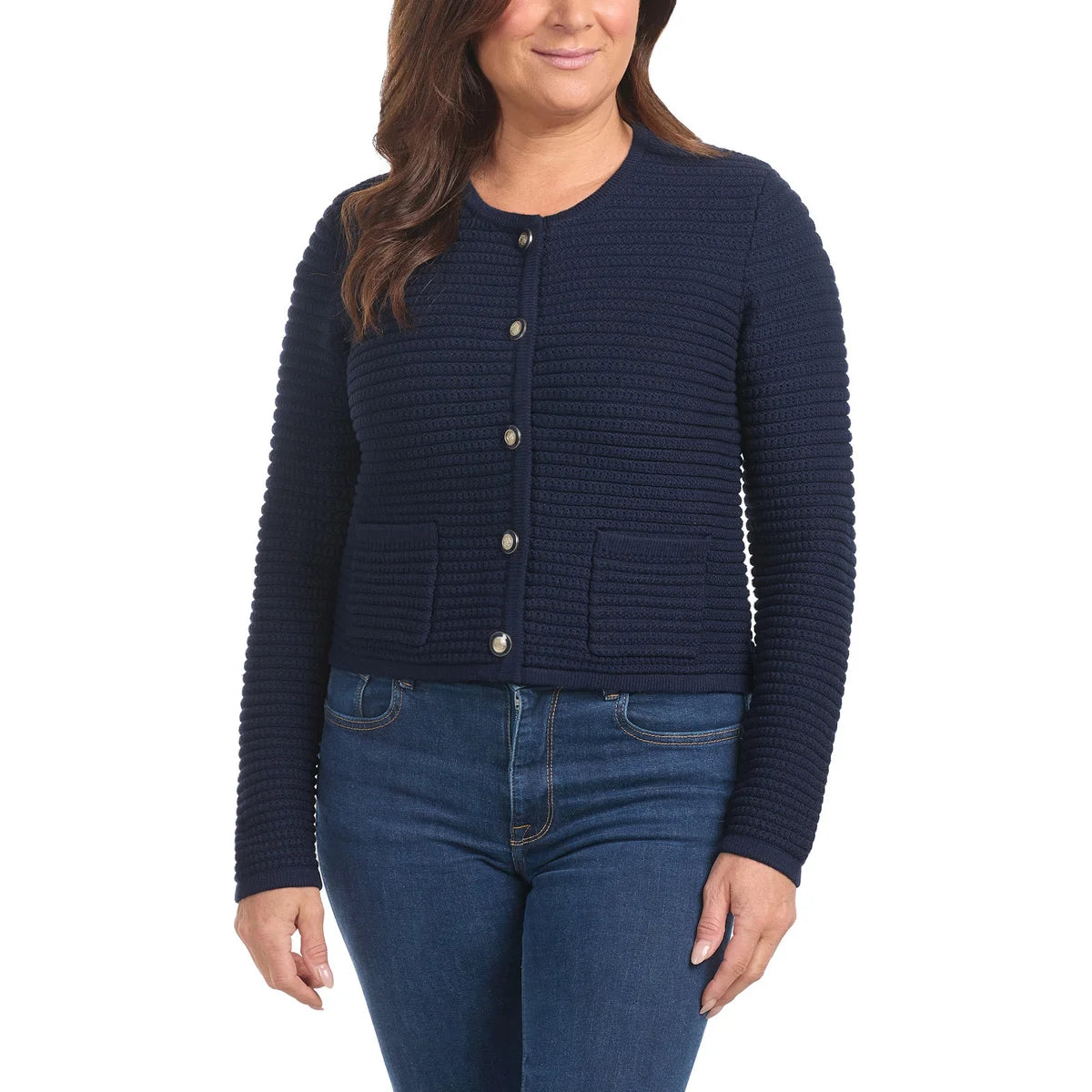 HILARY RADLEY - Cardigan pour Femme-Womens-Cardigan-Marine-Navy-1922476-1929359