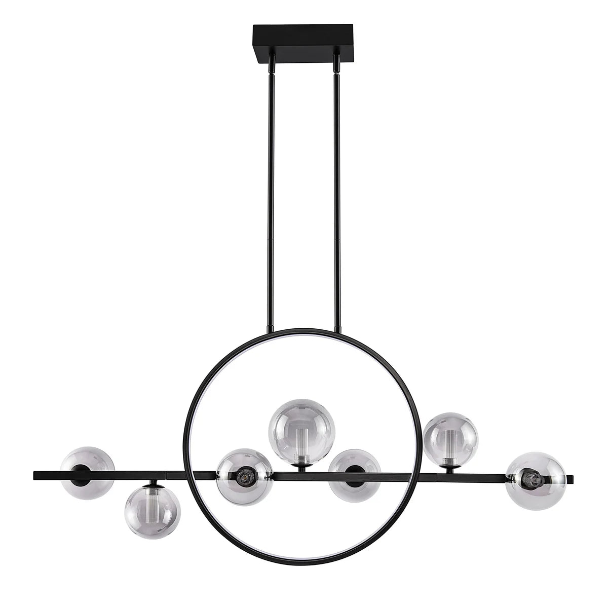 HOUSEMARK - Luminaire Suspendu à 8 Ampoules Luna-light-glass-pendant-costco-1718621-2