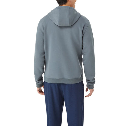 KIRKLAND SIGNATURE -  Veste à Capuche pour Homme- Mens-Full-Zip-Hoodie-Vert-Gris-Green-Grey-7771545-1878534