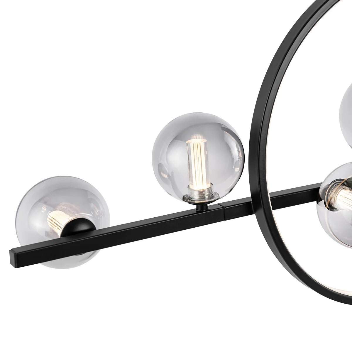 HOUSEMARK - Luminaire Suspendu à 8 Ampoules Luna-light-glass-pendant-costco-1718621-3