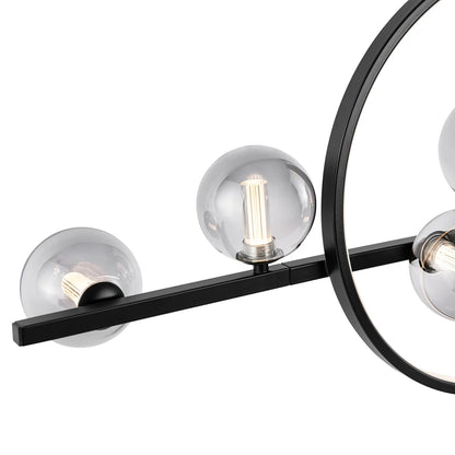 HOUSEMARK - Luminaire Suspendu à 8 Ampoules Luna-light-glass-pendant-costco-1718621-3