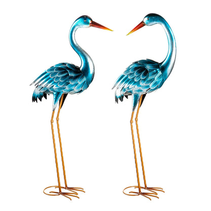 EVERGREEN - Paire de Hérons Bleus Grandeur Nature-life-size-blue-heron-pair-costco-1622838