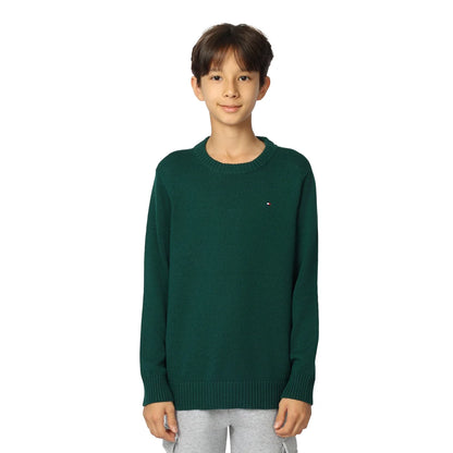 TOMMY HILFIGER - Chandail pour Enfant-Kids-Crewneck-Sweater-Vert-Green-5425656-1944974