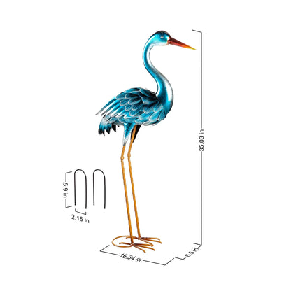 EVERGREEN - Paire de Hérons Bleus Grandeur Nature-life-size-blue-heron-pair-costco-1622838-5