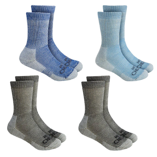 HOT CHILLYS - 6 Paires de Chaussettes de Randonnée pour Enfant