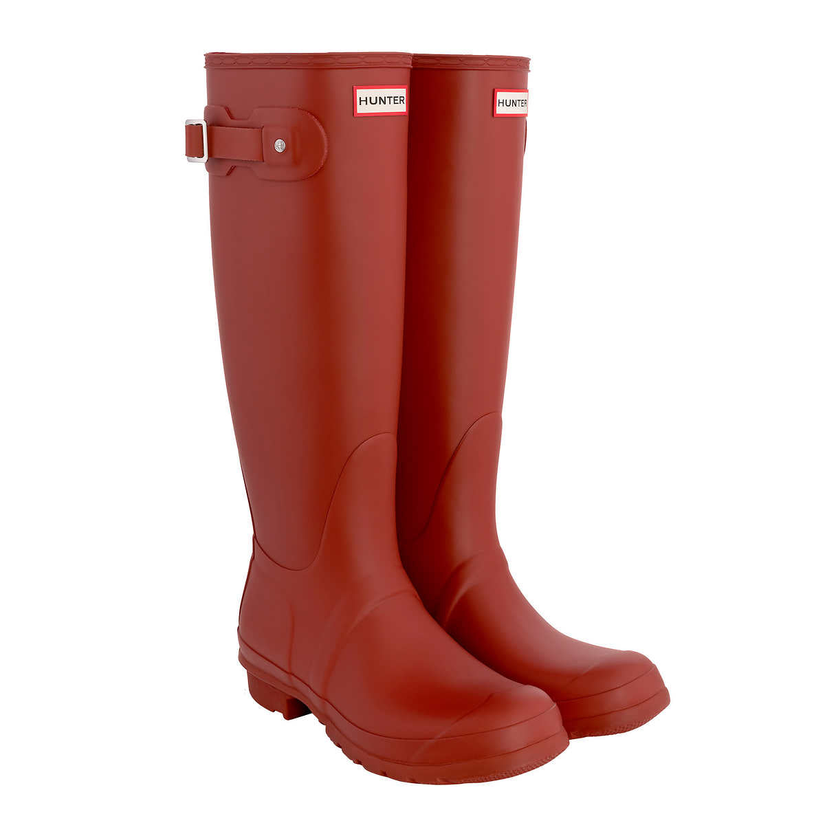 Hunter military red boots hotsell