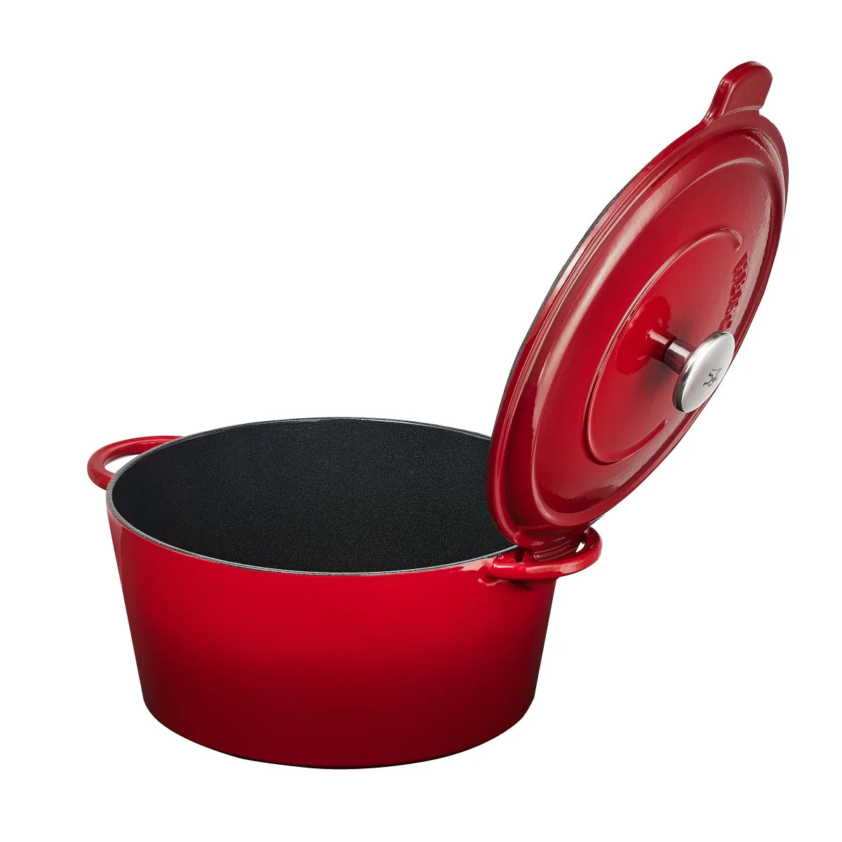 HENCKELS - Casserole Ronde en Fonte Émaillée-round-casserole-enameled-cast-iron-red-rouge-costco-1780556-2