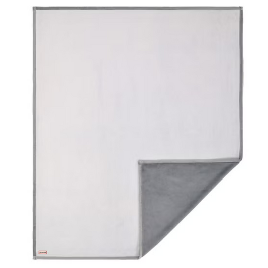 HUNTER - Jeté réversible grise | HUNTER - Reversible grey throw