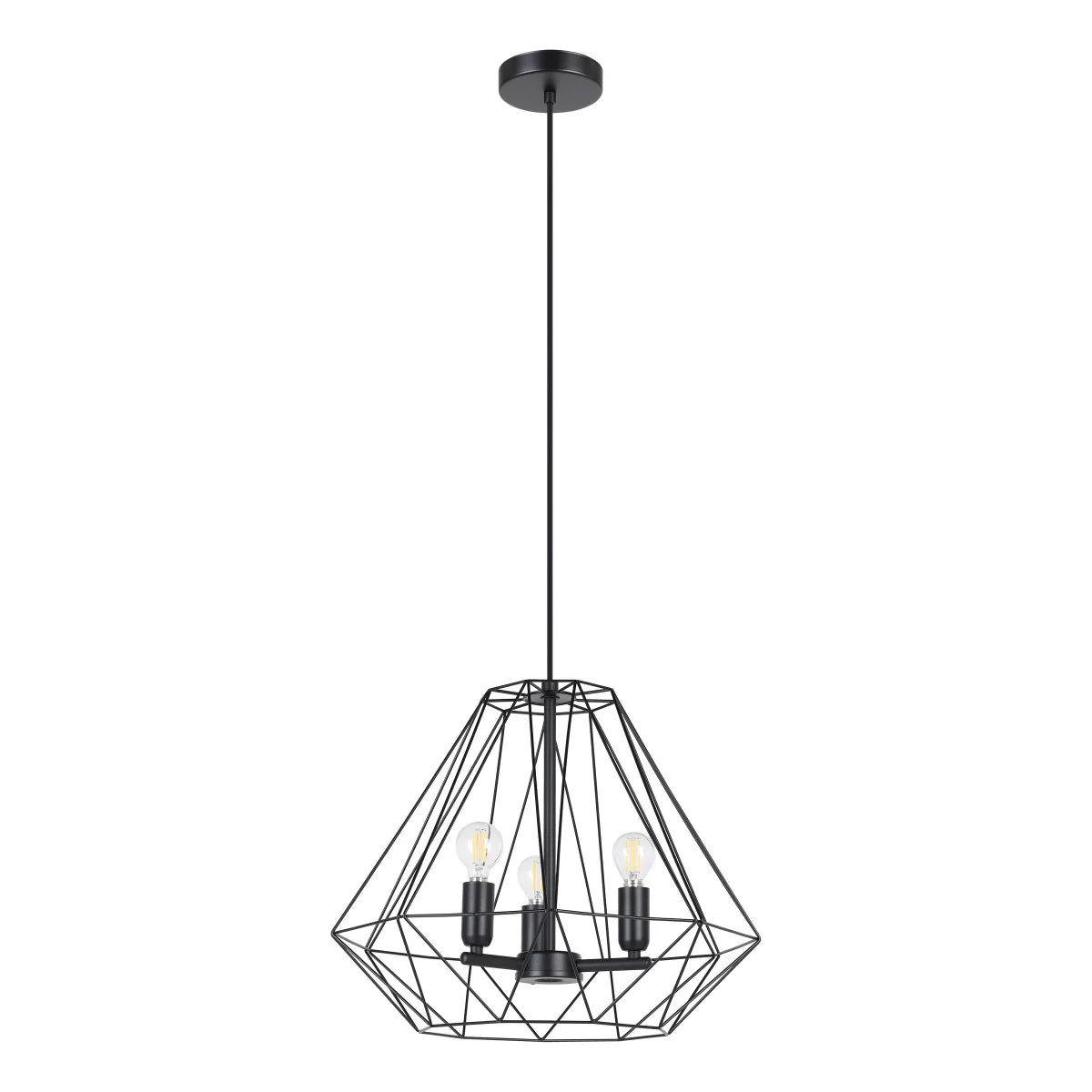 EGLO - Luminaire Suspendu à 3 Ampoules Matilda-pendant-light-black-coscto-1757666