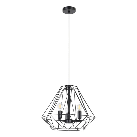 EGLO - Luminaire Suspendu à 3 Ampoules Matilda-pendant-light-black-coscto-1757666