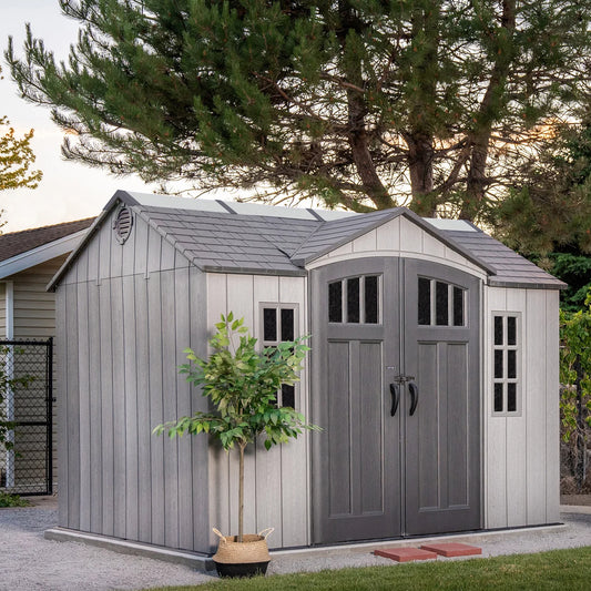 LIFETIME - Remise de Rangement Extérieur de 10 x 8 pi-outdoor-storage-shed-costco-1774914