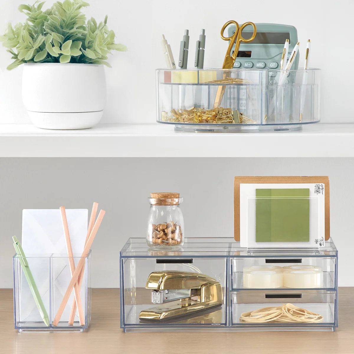 IDESIGN - Ensemble de 4 Organisateurs de Bain et Beauté-4-piece-bath-&-beauty-organizers-costco-2753987-7