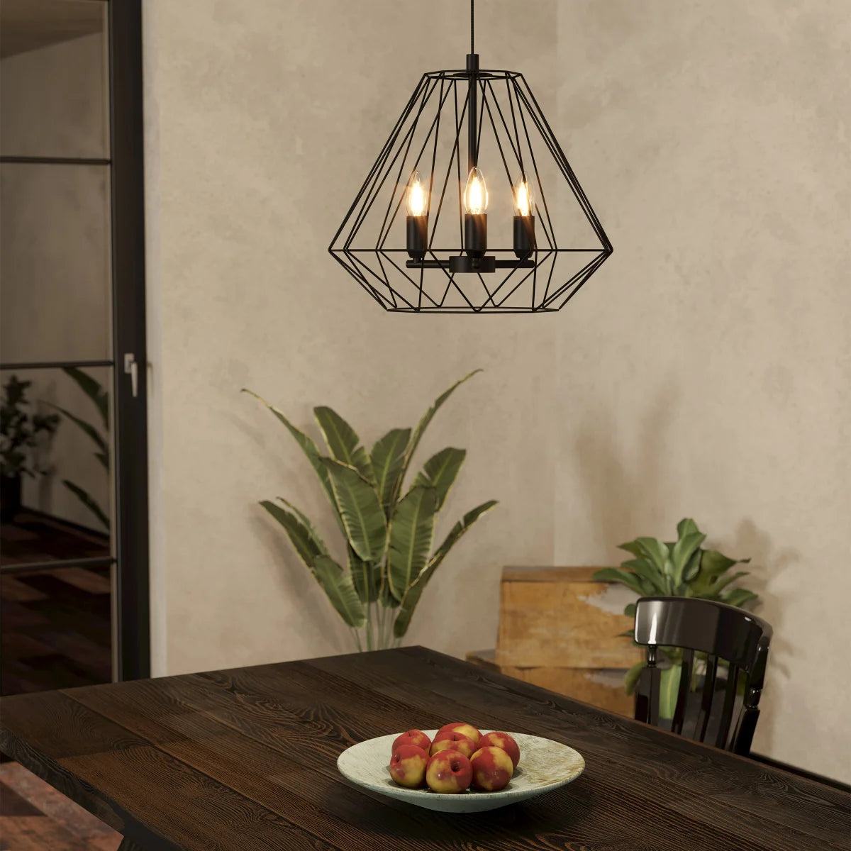 EGLO - Luminaire Suspendu à 3 Ampoules Matilda-pendant-light-black-coscto-1757666-2
