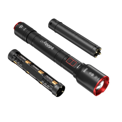 INFINITY X1 - Lampe de Poche à Alimentation Hybride de 7000 Lumens-dual-power-flashlight-4