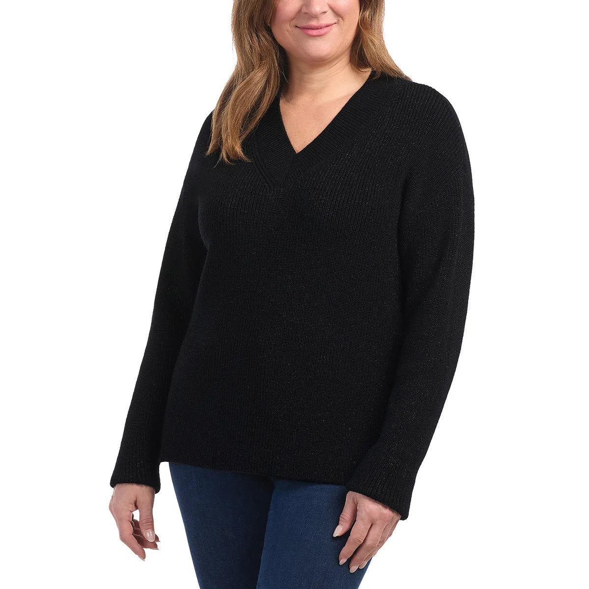 HILARY RADLEY - Chandail en Lurex pour Femme-women's-sweater-costco-3812001-black-noir