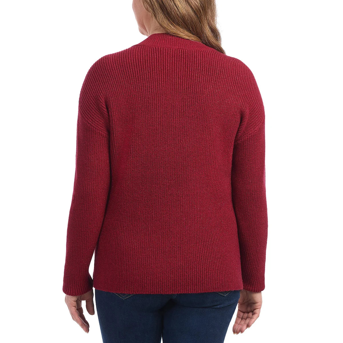 HILARY RADLEY - Chandail en Lurex pour Femme-women's-sweater-costco-3812001-red-rouge-3