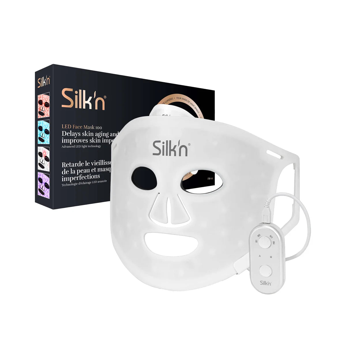 SILK'N - Masque Facial à LED 100 *Boite Ouverte*-led-face-mask-costco-1868744
