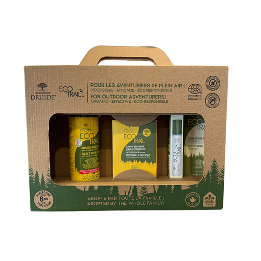 LABORATOIRES DRUIDE - Trousse Nature Eco Trail-nature-kit-after-sting-insect-repellant-citronella-bar