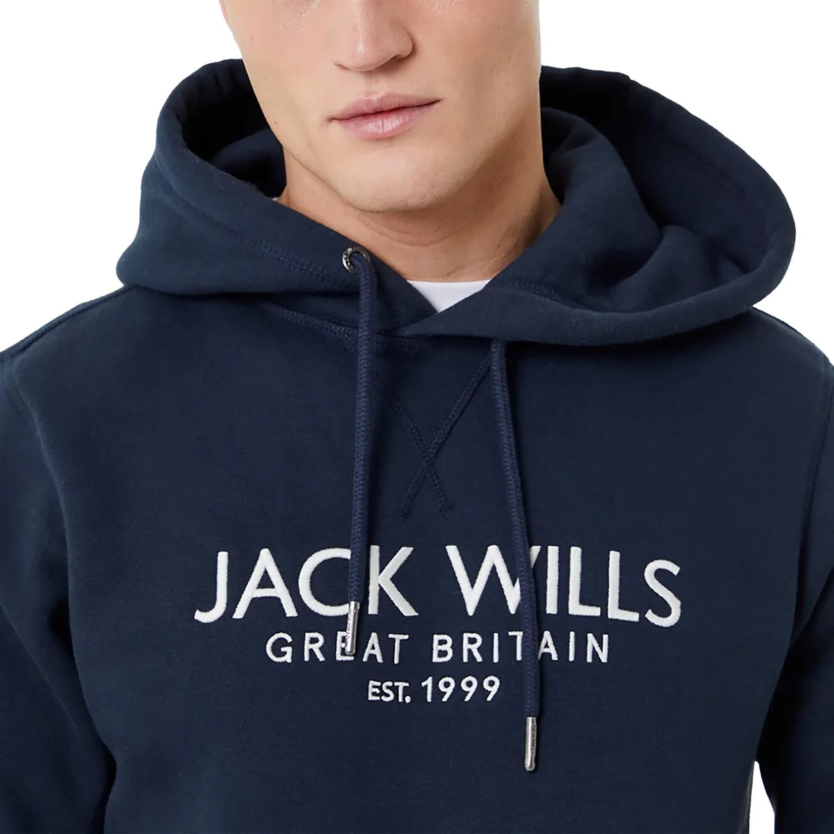 JACK WILLS - Chandail à Capuchon pour Homme-Mens-Hoodie-1912838-1924772-Bleu-Marine-Blue-Navy