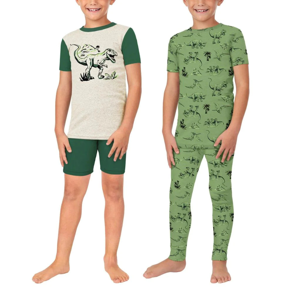 KIRKLAND SIGNATURE Boys 4 Piece Pajama Set