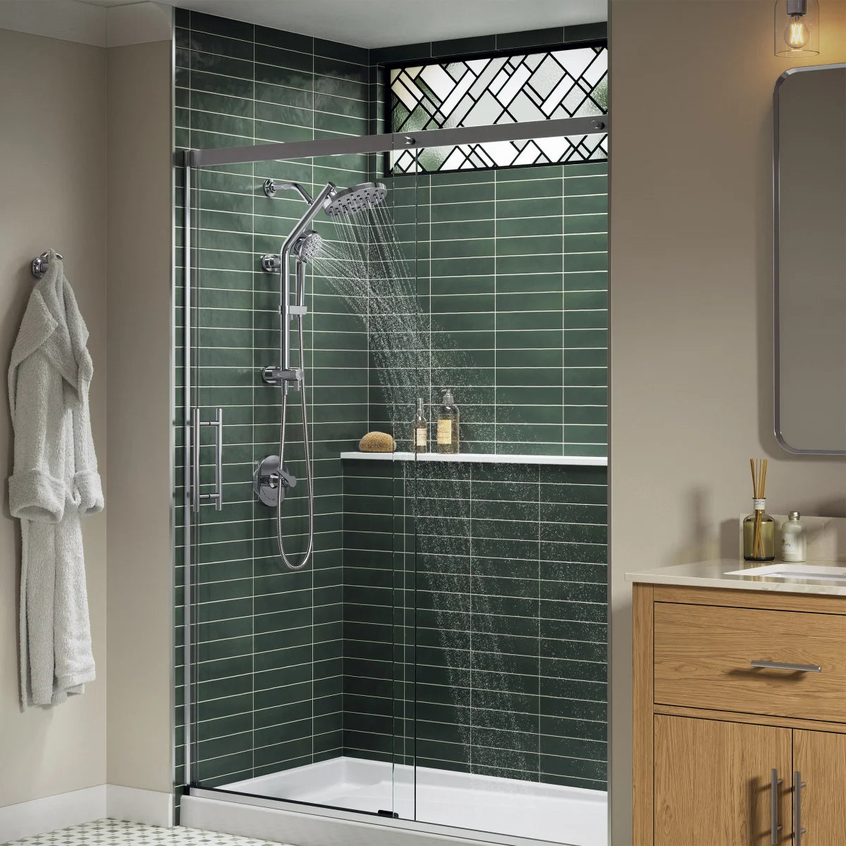 KOHLER - Colonne de Douche Multifonction 3-en-1 Hydrorail *Boite Ouverte*--in-multifunction-shower-colum-kit-trousse-costco-1908718-4