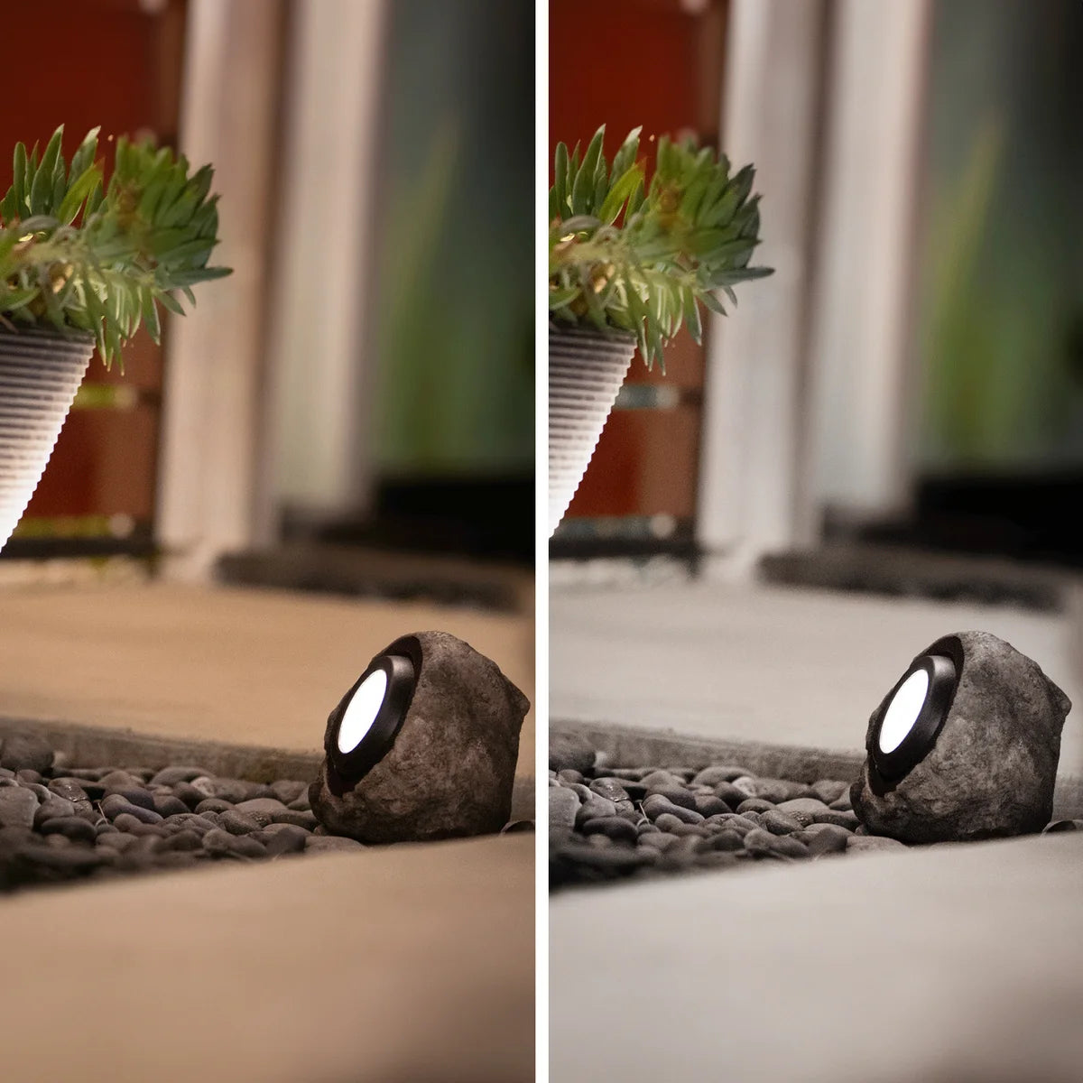 KODA - Paquet de 2 Projecteurs Solaire à DEL Aspect Pierre-pack-solar-led-rock-spotlight-costco-1806374-5